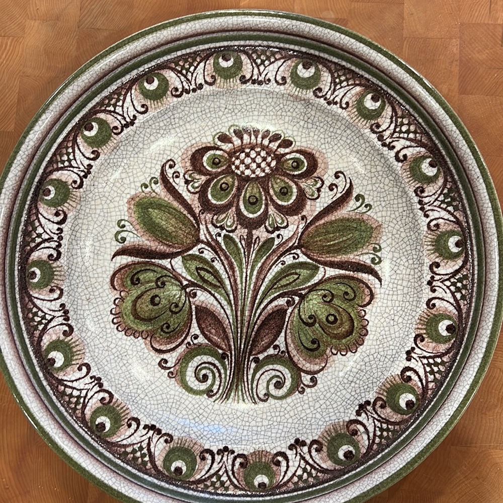 Handmade Gmunden , Austria Platter